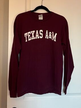 Texas A&M Maroon Long Sleeve Tee